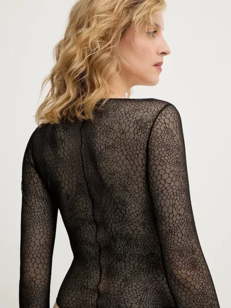 Однотонна блуза Elisabetta Franchi чорна
