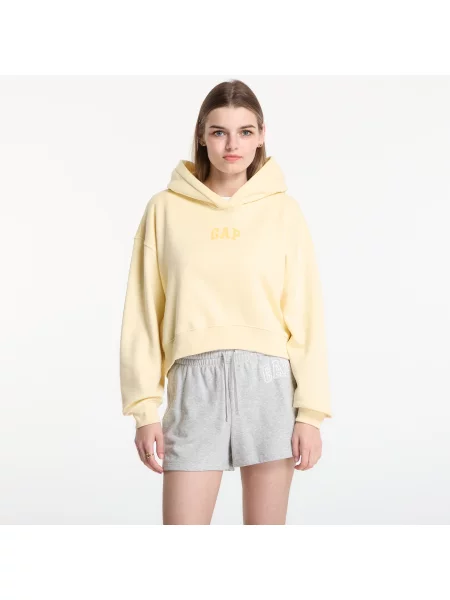 Суитшърт GAP Pg Cropped Po Hood Yellow S жълто