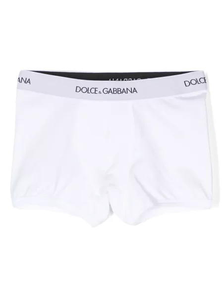 Bokserki dziecięce Dolce And Gabbana białe