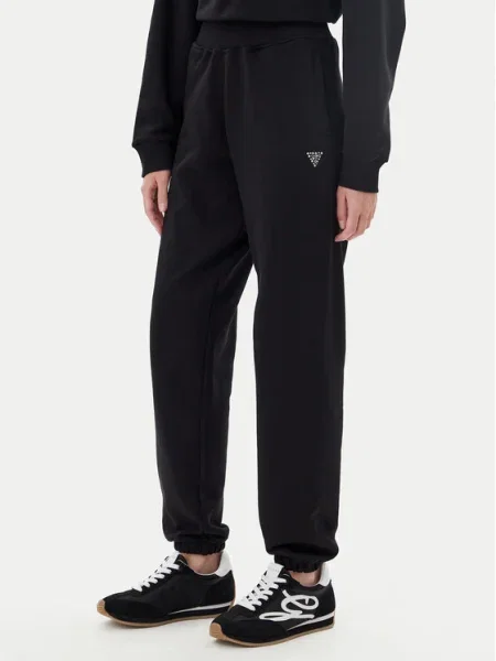 Guess Долнище анцуг черен