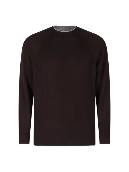 Sweter Eleventy brązowy