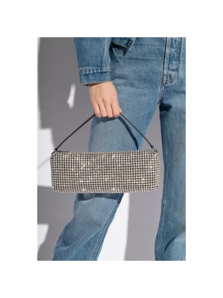 Torebka Alexander Wang skórzana szara