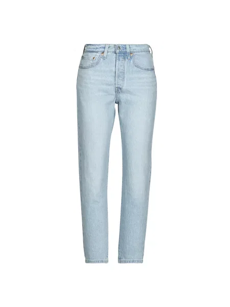 Boyfriend fit kavbojke Levi's® obrezano modra