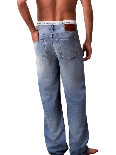 Дънки Calvin Klein синьо