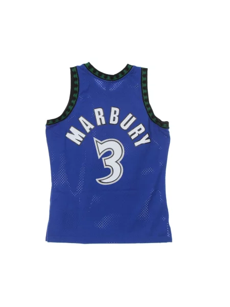 Koszulka sportowa Mitchell & Ness z dżerseju niebieska