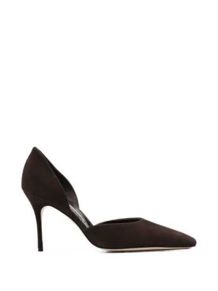 Pantofi cu toc Manolo Blahnik maro
