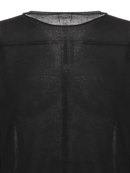Lung pulover Rick Owens din cașmir negru