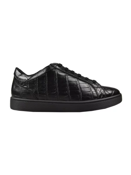 Sneakersy Kiton skórzane czarne