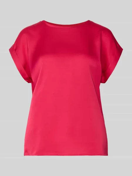 T-shirt z okrągłym dekoltem model ‘ELLETTE’ Vila