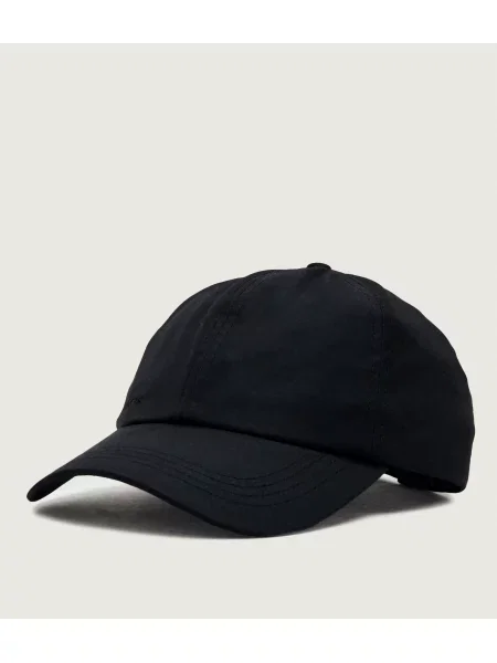 Barbour șapcă de baseball din neted negru