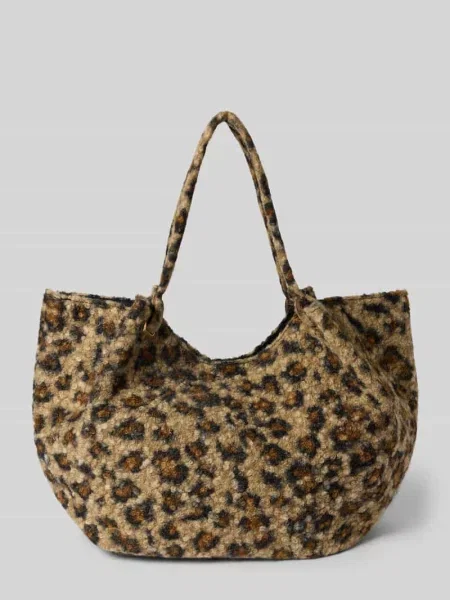 Torba shopper z zapięciem na magnes model Zabaione
