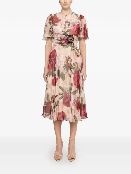 Sukienka midi Nissa w kwiatki