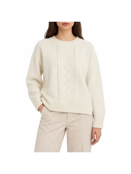 Sweter Marella wełniany beżowy