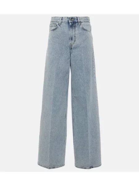 Blugi Toteme cu talie înaltă albastru