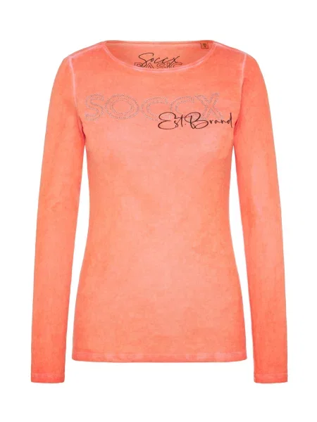 Soccx Majica losos črna