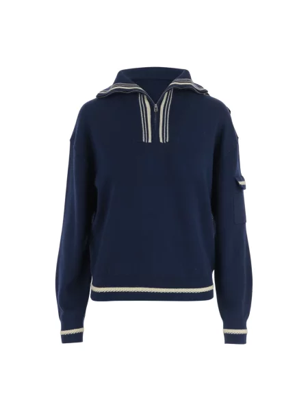 Sweter Guest In Residence niebieski