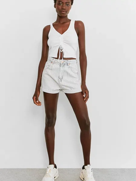 Джинсовые шорты Tally Weijl в полоску