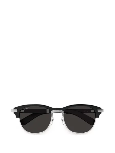 Sunčane naočale Cartier Eyewear s autogramom crna