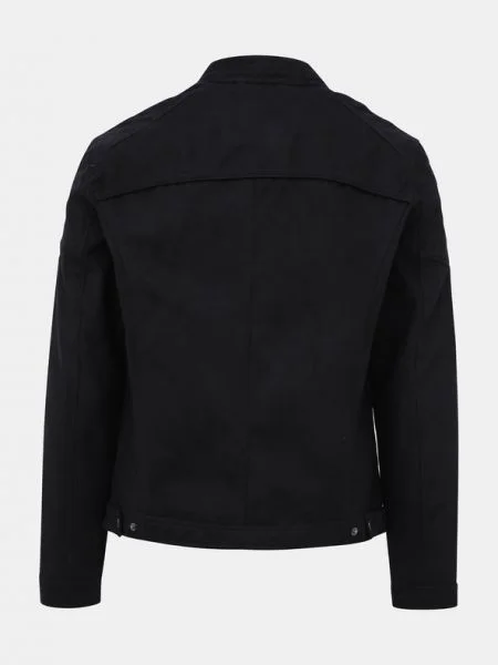 Jack & Jones Geacă din imitație de piele Rocky negru