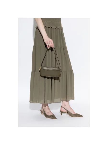 Torebka crossbody Michael Michael Kors skórzana zielona