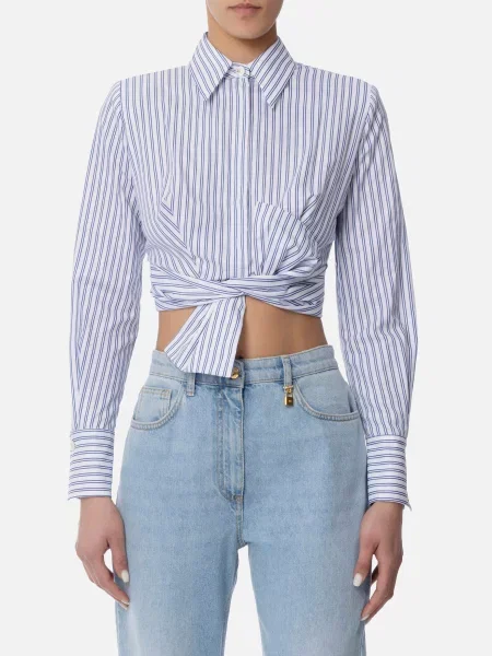 Блуза Elisabetta Franchi біла