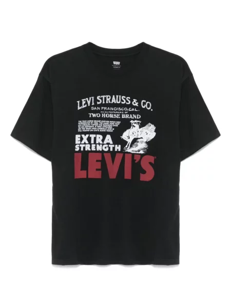 Majica Levi's® s printom s leopard uzorkom smeđa