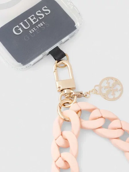 Guess Obesek za telefon roza