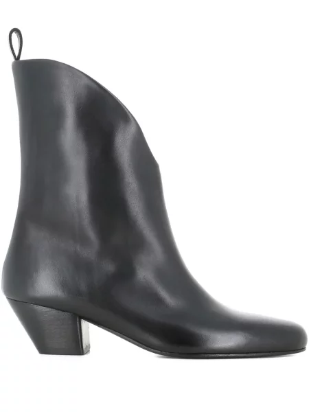 Botine Marsell din piele negru
