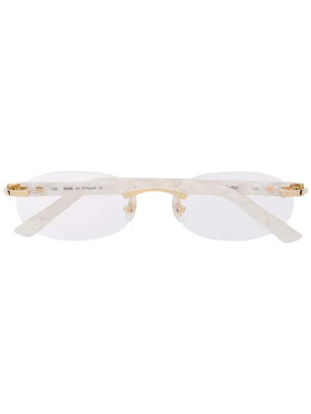 Ochelari de soare Cartier Eyewear alb