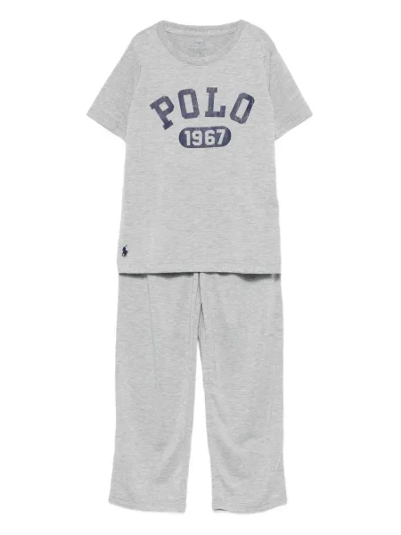 Komplet dresowy dziecięcy Polo Ralph Lauren szary