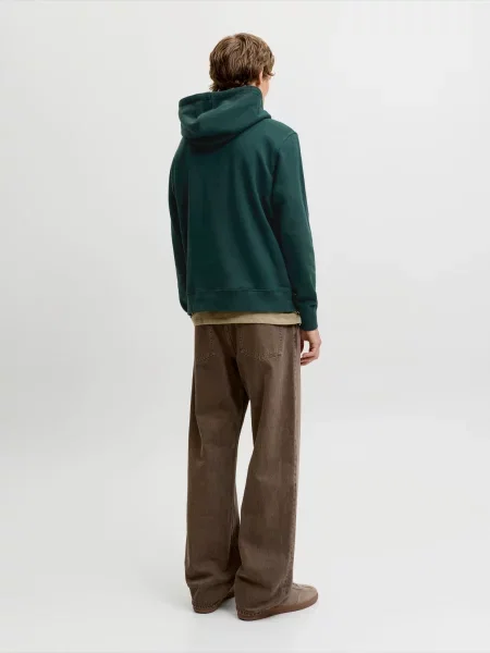 JACK & JONES Mikina JJESoho smaragdová