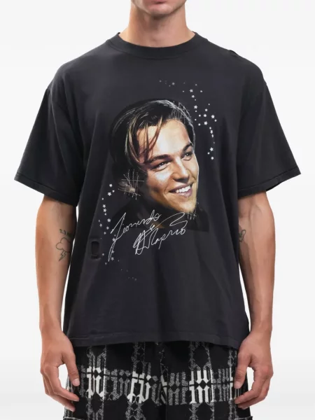 Tricou Domrebel cu imagine negru