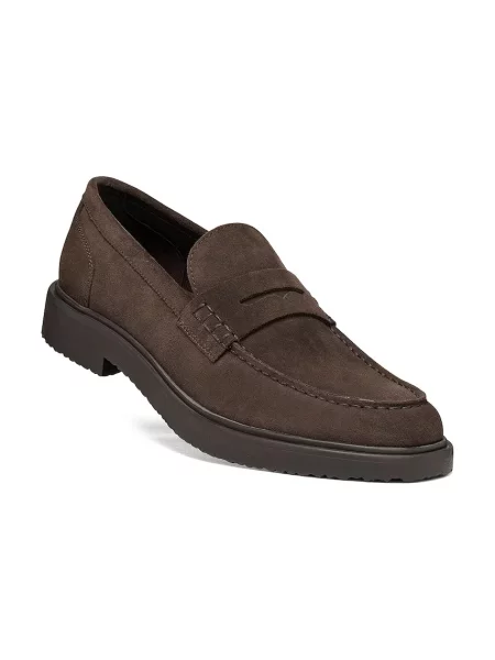 Geox loaferji semišasti U MASSIMIANO rjava