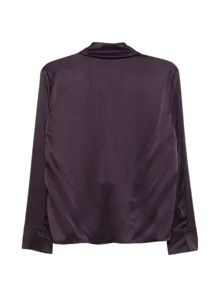 Lung cămașă Luisa Cerano din satin violet
