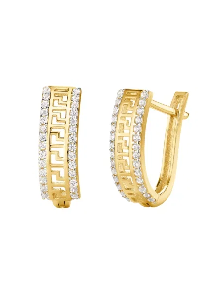 DIAMANT LETERNEL Náušnice Ohrringe aus Gelbgold zlatě žlutá