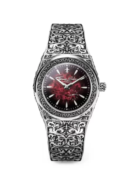 Ceas Thomas Sabo cu motiv cu inimi roșu