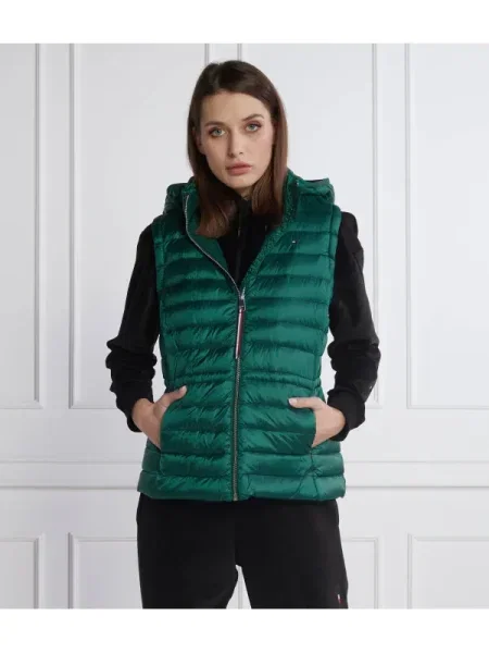Tommy Hilfiger De puf vestă FEMININE verde