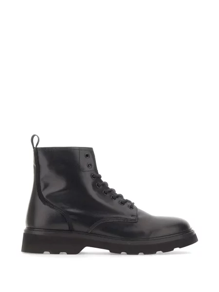 Členkové topánky Woolrich čierna