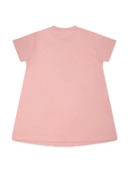 Sukienka mini dziecięca Moschino różowa