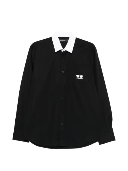 Gulerat cămașă Karl Lagerfeld negru