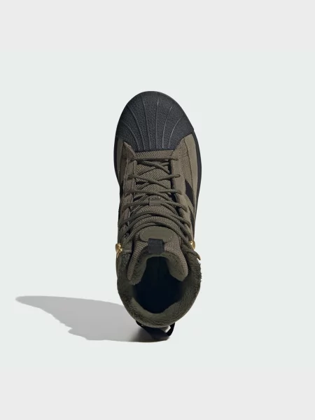 Детские ботинки Adidas зеленые