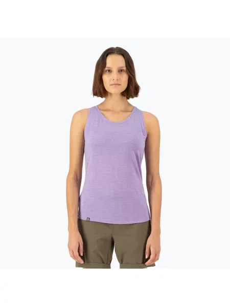 Дамски термален активен потник Mons Royale Zephyr Tencel Tank lupin виолетово