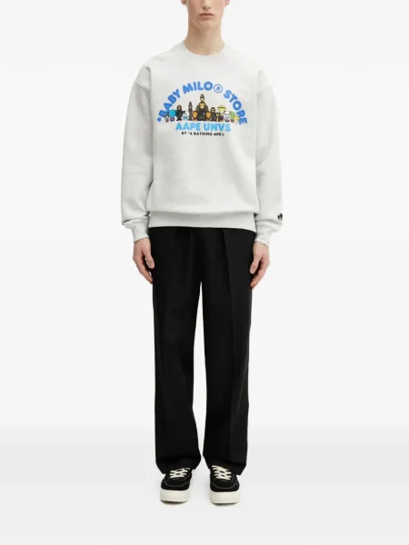 Bluza nierozpinana dziecięca Aape By A Bathing Ape szara