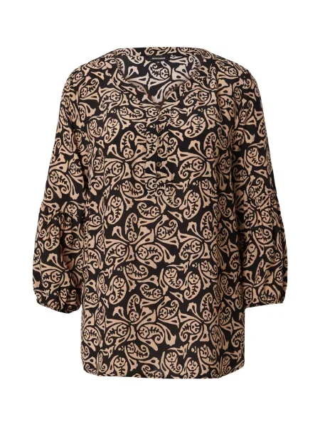 MORE & MORE Bluză bej negru