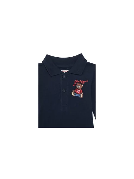 Guess Polo marškinėliai Tamsiai mėlyna