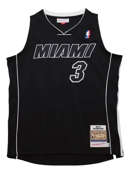 Cămașă Mitchell & Ness din jerseu negru