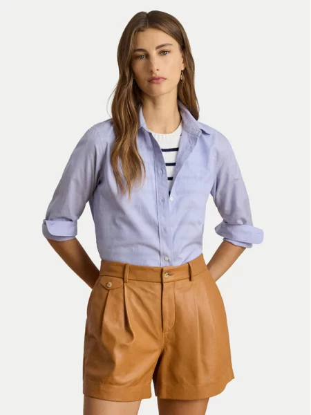 LAUREN RALPH LAUREN Сорочка Straight Fit блакитний