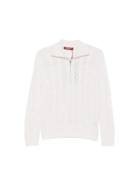 Sweter Max Mara Studio biały