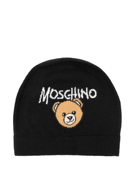 Czapka dziecięca Moschino czarna