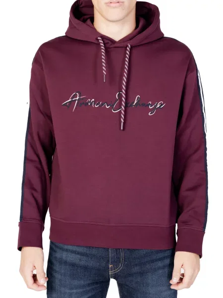 Hoodie Armani s kapuco bela